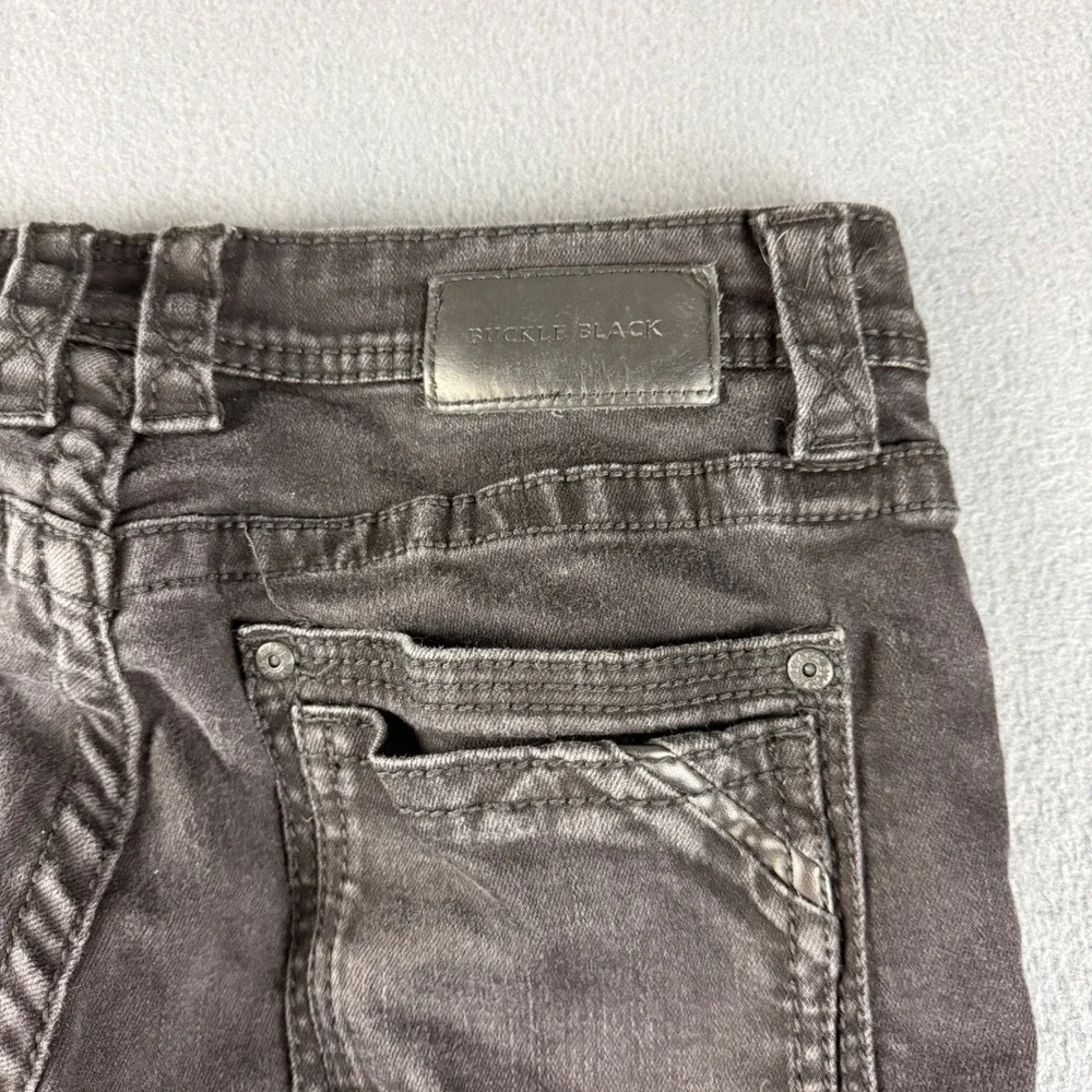 Buckle Black Jeans Men's 32x34 Black Fit No 3 Bootcut Slim Fit Cowboy Rodeo Y2K